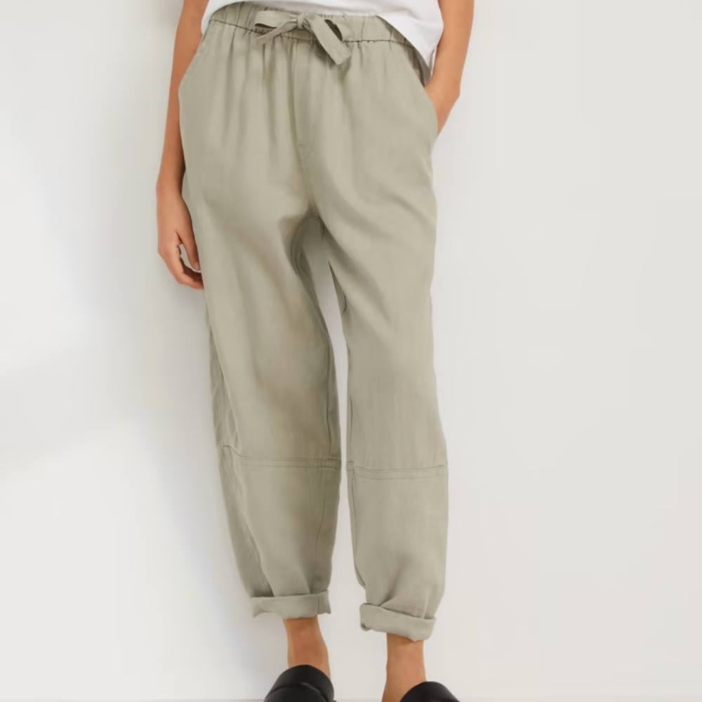 Everlane Linen Barrel Pants